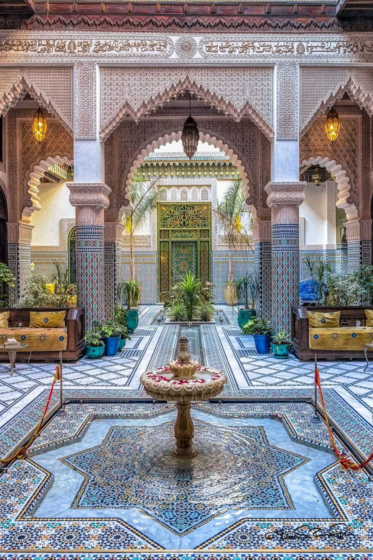 Luxury villa with pool in Morocco